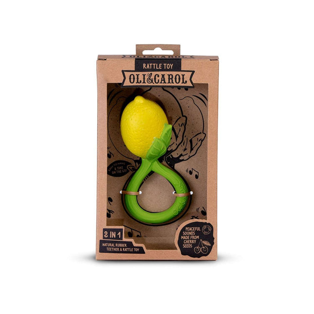 Oli & Carol Baby Rattle Toy - Lemon-Oli & Carol-Hello Charlie
