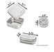 DALCINI™ Stainless Little Lunch Combo – 3‑Piece Compact Bento Set Dalcini Stainless