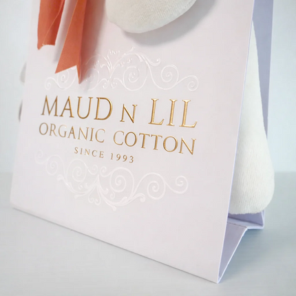 Maud n Lil Mini Organic Cotton Bunny Comforter – Pink