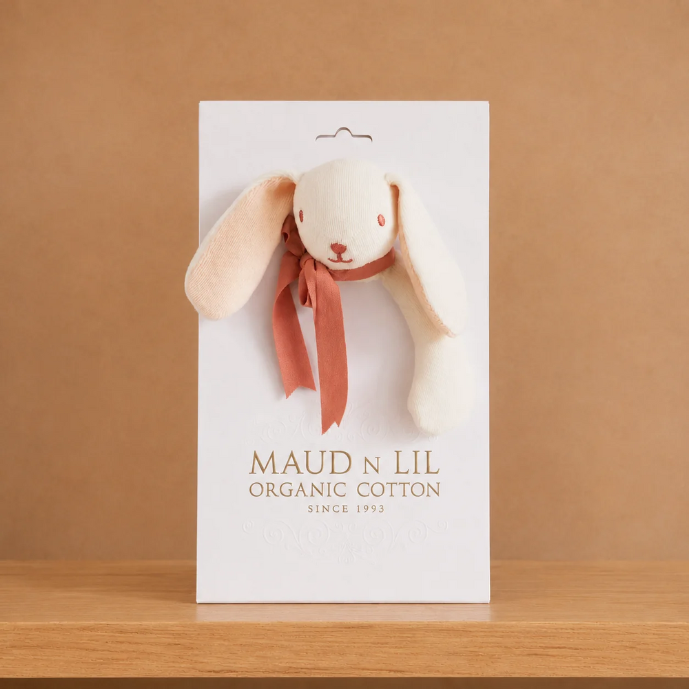 Maud n Lil Mini Organic Cotton Bunny Comforter – Pink