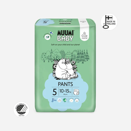 Muumi Eco Training Pants Size 5 (10-15kgs) - Pack Muumi