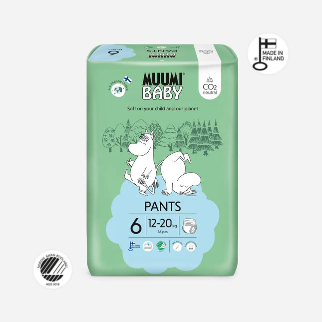 Muumi Eco Training Pants Size 6 (12-20kgs)  - Pack Muumi