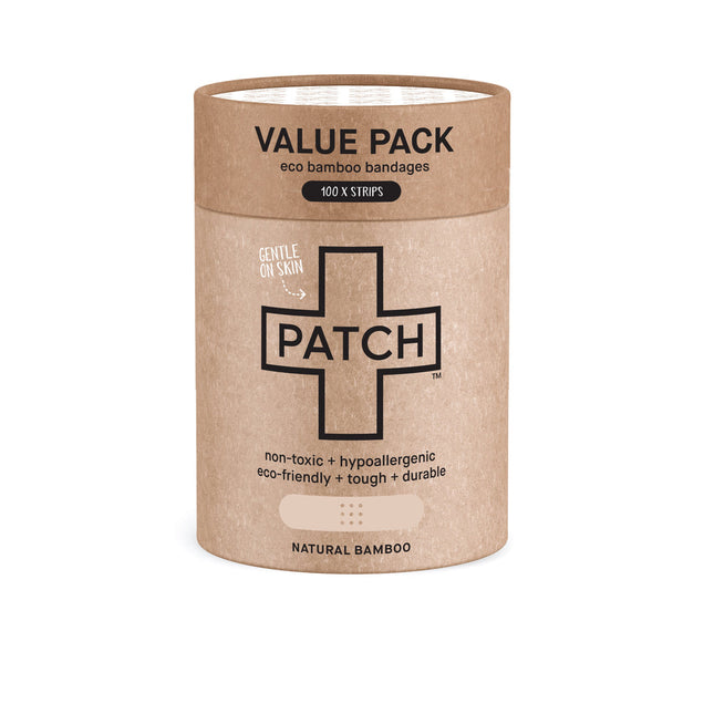 PATCH Natural Bamboo Bandages - Value Pack-Patch-Hello Charlie