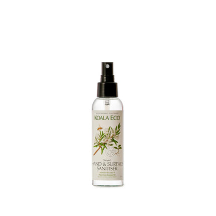 Koala Eco Natural Hand & Surface Sanitiser Rosalina & Peppermint 125ml Koala Eco