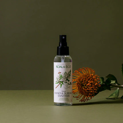 Koala Eco Natural Hand & Surface Sanitiser Rosalina & Peppermint 125ml Koala Eco