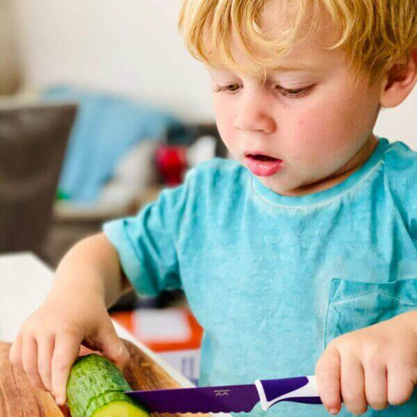 KiddiKutter Child Safe Knife - Purple-KiddiKutter-Hello Charlie