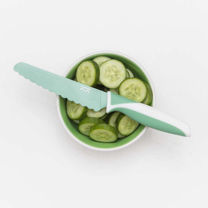 KiddiKutter Child Safe Knife - Sage Green-KiddiKutter-Hello Charlie