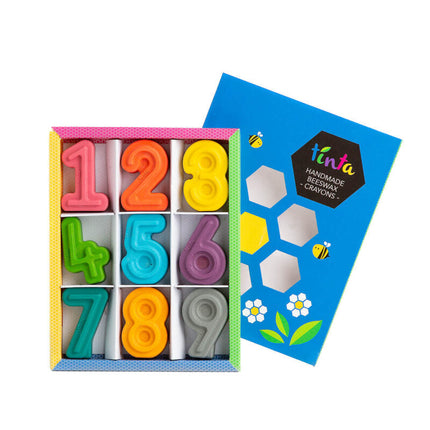Tinta Beeswax Crayons - Number - 6 pack Tinta Crayons