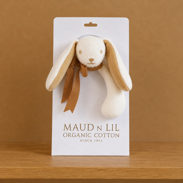 Maud n Lil Mini Organic Cotton Bunny Comforter – Buff