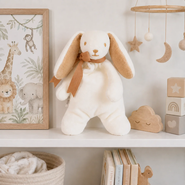Maud n Lil Mini Organic Cotton Bunny Comforter – Buff
