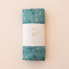 Fox & Fallow Organic Muslin Wrap - Pine Fox & Fallow
