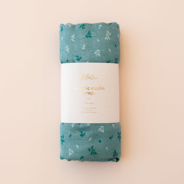 Fox & Fallow Organic Muslin Wrap - Pine Fox & Fallow