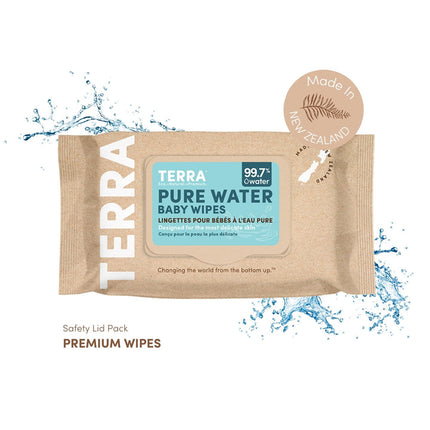 TERRA NZ Premium Bamboo Baby Wipes – Pure Water-Terra-1 Pack-Hello Charlie
