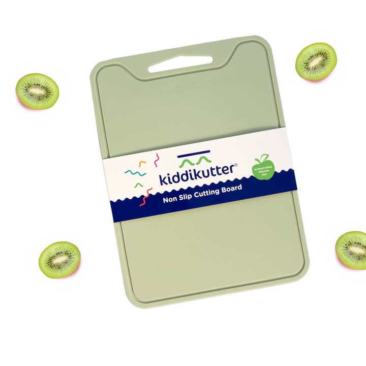 KiddiKutter Silicone Cutting Board - Sage-KiddiKutter-Hello Charlie