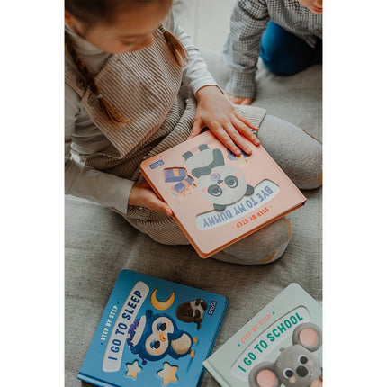 Sassi Board Book - Step by Step - Bye to My Dummy Sassi Junior