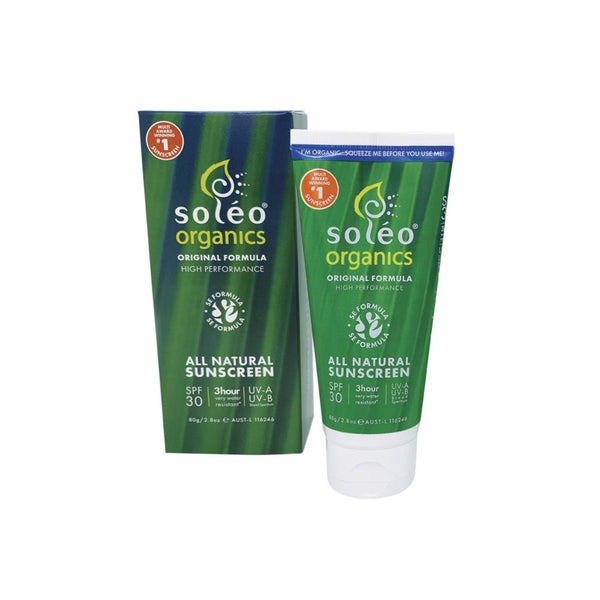 Soleo Organics Natural Sunscreen SPF30 Original Formula