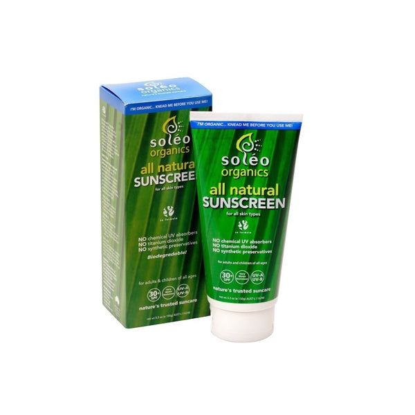 Soleo Organics Natural Sunscreen SPF30 Original Formula