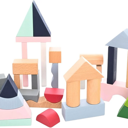 Everearth Stylish Building Blocks 37pc