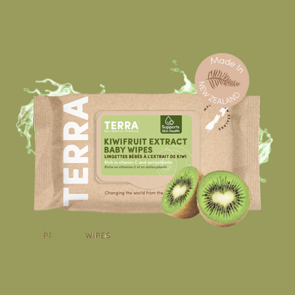 TERRA NZ Premium Bamboo Baby Wipes – Kiwifruit Extract-Terra-1 Pack-Hello Charlie