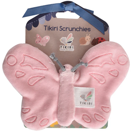 Tikiri Organic Sensory Scrunchie Toy - Butterfly