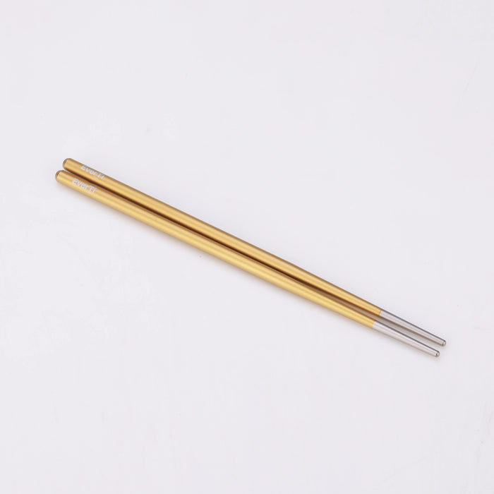 Aura Non-coating Titanium Chopsticks Solar Gold EverTi