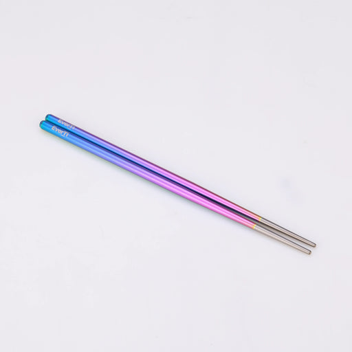Aura Non-coating Titanium Chopsticks Rainbow Flame EverTi