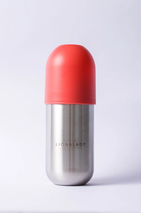 Lion & Lady Toddler Stainless Steel Straw Cup 350ml