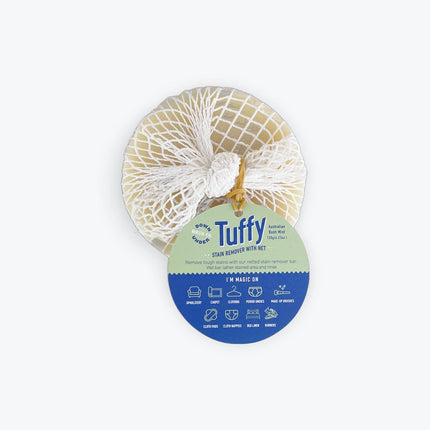 Downunder Wash Co. Tuffy Stain Remover Bar With Net - Australian Bush Mint 120g-Downunder Wash Co-Hello Charlie