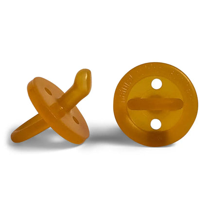 Natural Rubber Soothers - Orthodontic Twin Pack Natural Rubber Soothers