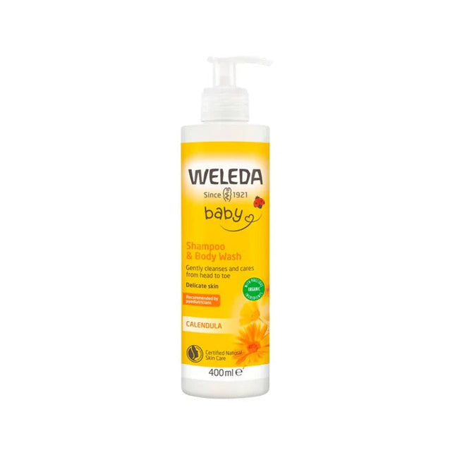 Weleda Calendula Shampoo and Body Wash Baby 400ml Weleda