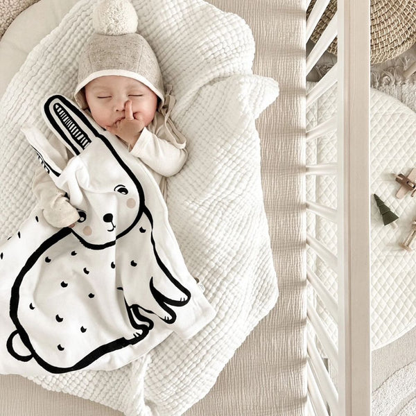 Wee Gallery Organic Snuggle Blanket - Bunny