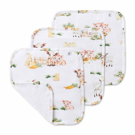 Snuggle Hunny Farm Organic Wash Cloths - 3 Pack