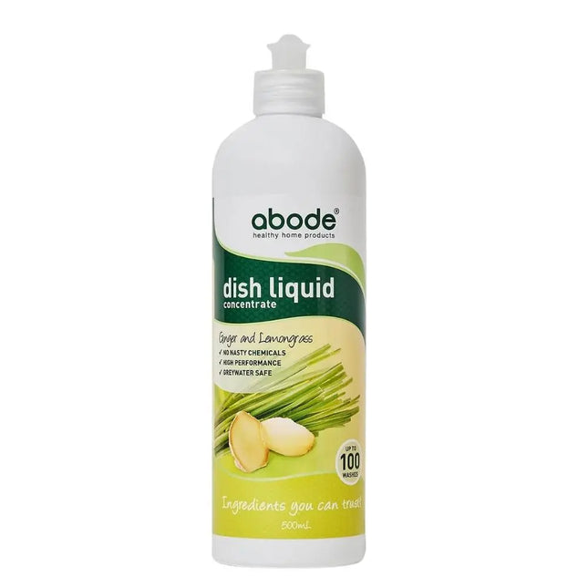 Abode Dishwashing Liquid Ginger & Lemongrass-Abode Natural Cleaning-Hello Charlie