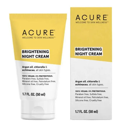 Acure Brilliantly Brightening Night Cream-Acure-Hello Charlie