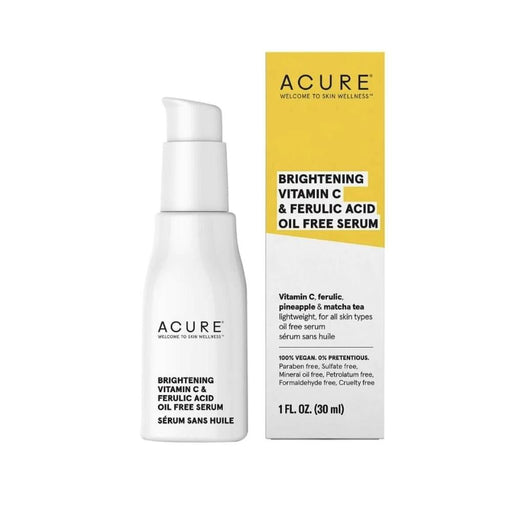 Acure Brilliantly Brightening Vit C & Ferulic Acid Oil Free Serum - Hello Charlie