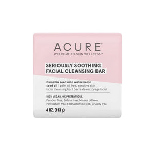 Acure Seriously Soothing Facial Cleansing Bar--Hello-Charlie