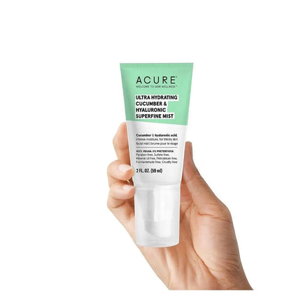 Acure Ultra Hydrating Cucumber & Hyaluronic Superfine Mist-Acure-Hello Charlie