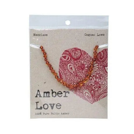 Amber Love Baltic Amber Teething Necklace - Cognac Love-Amber Love-Hello Charlie