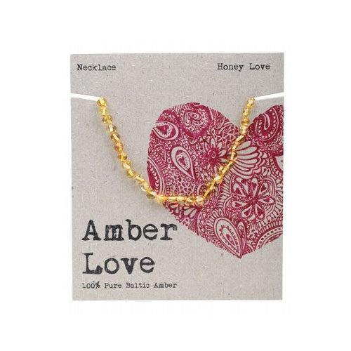 Amber Love Baltic Amber Teething Necklace - Honey Love - Hello Charlie