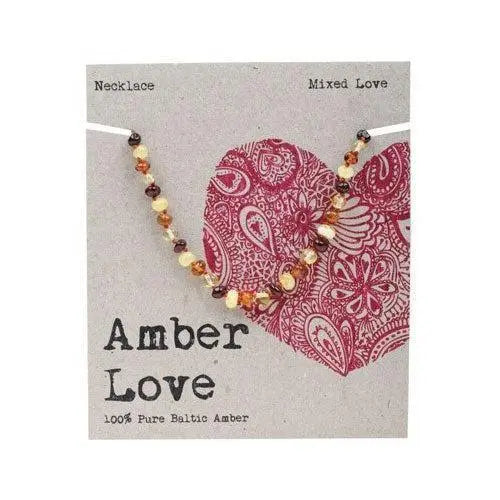 Amber Love Baltic Amber Teething Necklace - Mixed Love-Amber Love-Hello Charlie