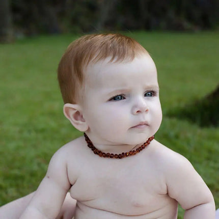 Amber Love Baltic Amber Teething Necklace - Rainbow Love-Amber Love-Hello Charlie