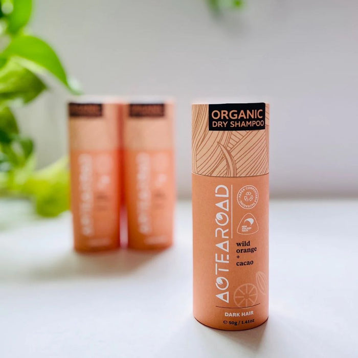 Aotearoad Organic Dry Shampoo - Dark Hair - Hello Charlie