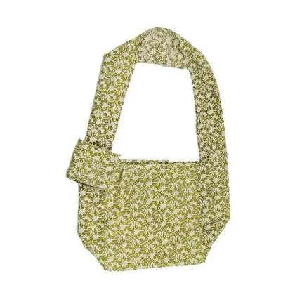Apple Green Duck Reusable Shopping Bag - Flora-Apple Green Duck-Hello Charlie