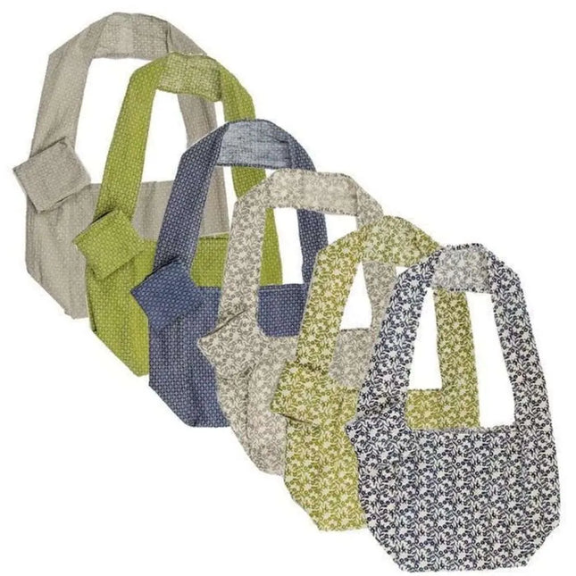 Apple Green Duck Reusable Shopping Bag - Flora-Apple Green Duck-Hello Charlie