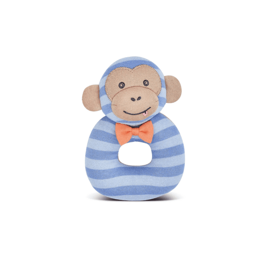 Apple Park Farm Buddies Organic Soft Baby Rattle - Marvin the Monkey - Hello Charlie