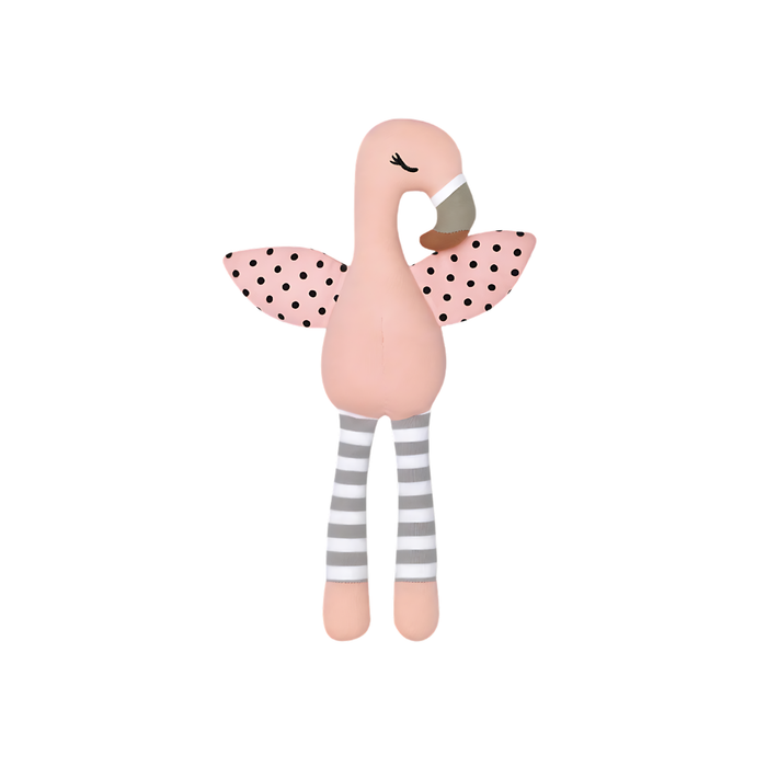 Apple Park Franny Flamingo Organic Plush Toy--Hello-Charlie