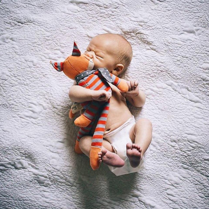 Apple Park Frenchy Fox Organic Plush Toy--Hello-Charlie