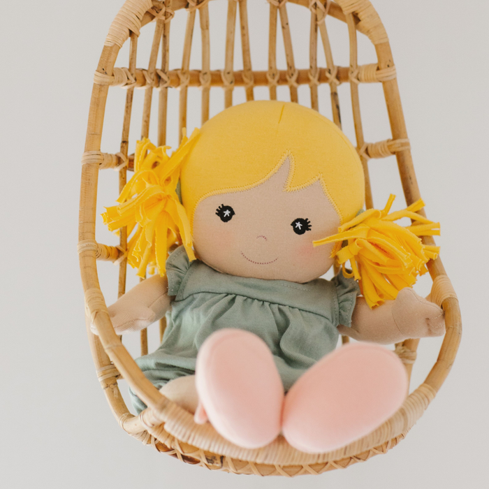 Apple Park Friends Organic Soft Doll--Hello-Charlie