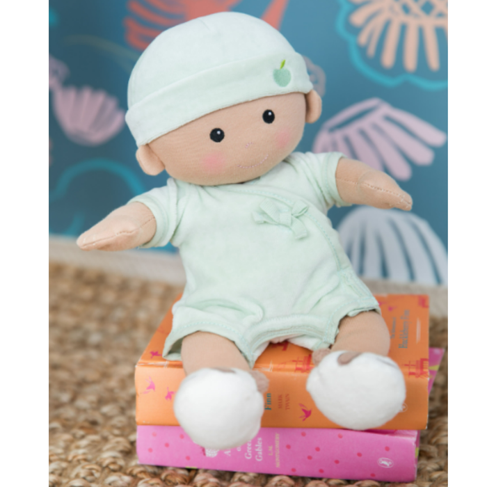 Apple Park Organic Baby Doll - Mint--Hello-Charlie