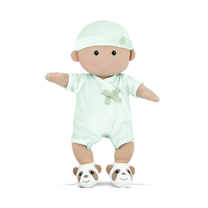 Apple Park Organic Baby Doll - Mint--Hello-Charlie